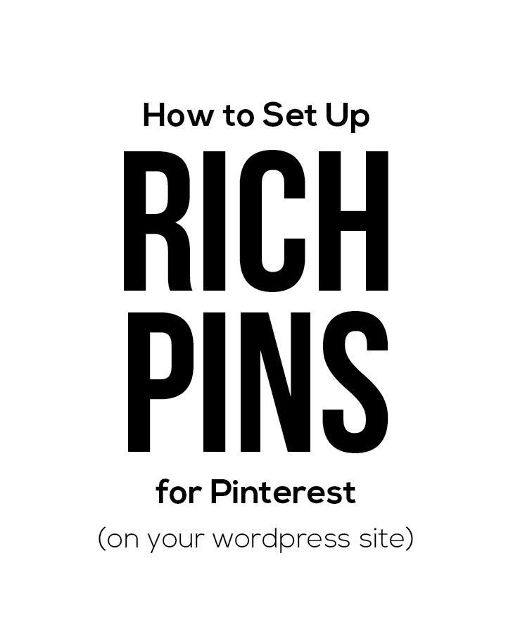 How To Set Up Rich Pins For Pinterest - Francois Et Moi